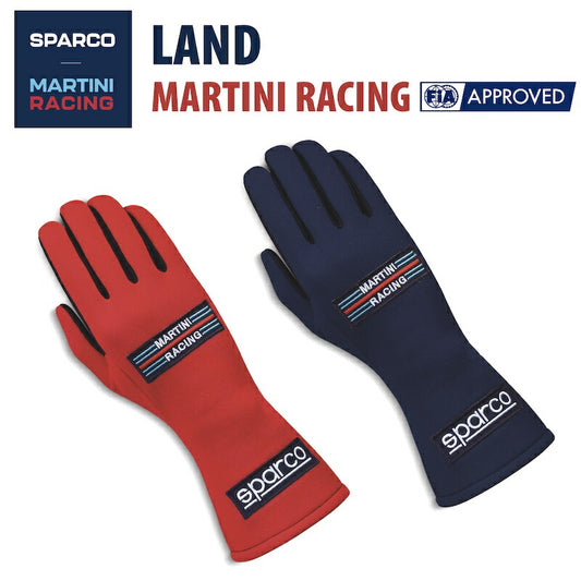 マルティニレーシング グローブ ランド FIA公認 2022年モデル SPARCO MARTINI RACING LAND スパルコ レーシンググローブ 4輪 走行会