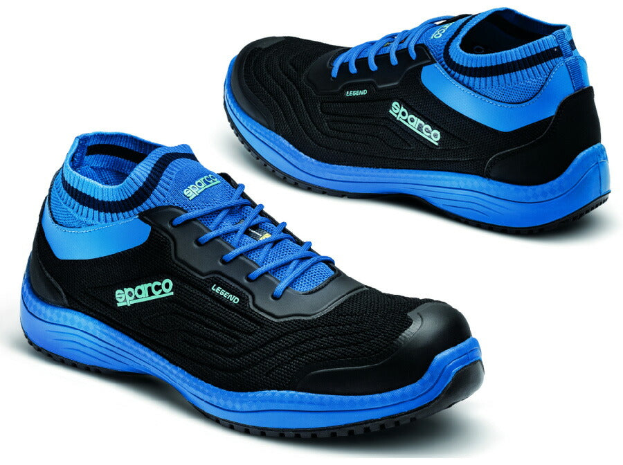 青色 スポーツシューズ 安全靴 ウィンジョブ®CP308 AC LC 3E相当 | アクアリウム×アクアリウム