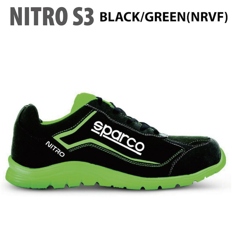スパルコ TEAM WORK NITRO S3 メカニックシューズ 安全靴 チームワーク ニトロ 整備 撥水 おしゃれ