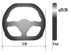 スパルコ ステアリングホイール P310