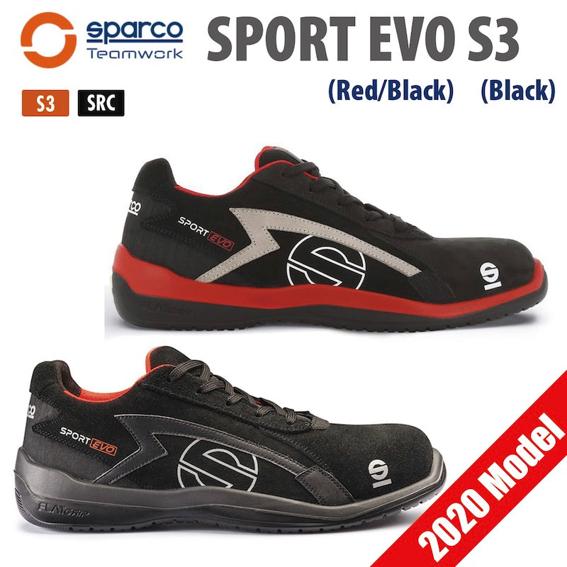 スパルコ TEAM WORK SPORT EVO S3 メカニックシューズ 安全靴 チームワーク スポーツエボ 整備 撥水 おしゃれ